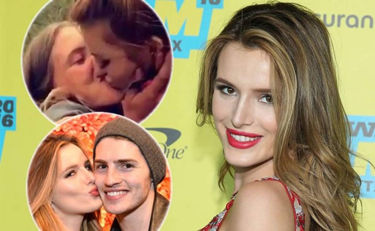 La actriz Bella Thorne (18) no ha tenido reparo alguno a la hora de hablar de su orientación sexual a través de la red social Twitter, donde contestó sin ambages a una pregunta que le cuestionaba directamente si era bisexual. En la imagen con una chica y en la otra con su ex Gregg Sulkin.