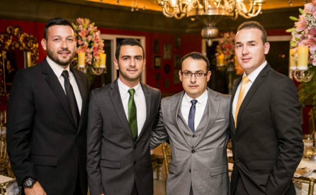 Manuel Sandoval, Harold Acosta, Fernando Reyes y Jairo Aguilar.