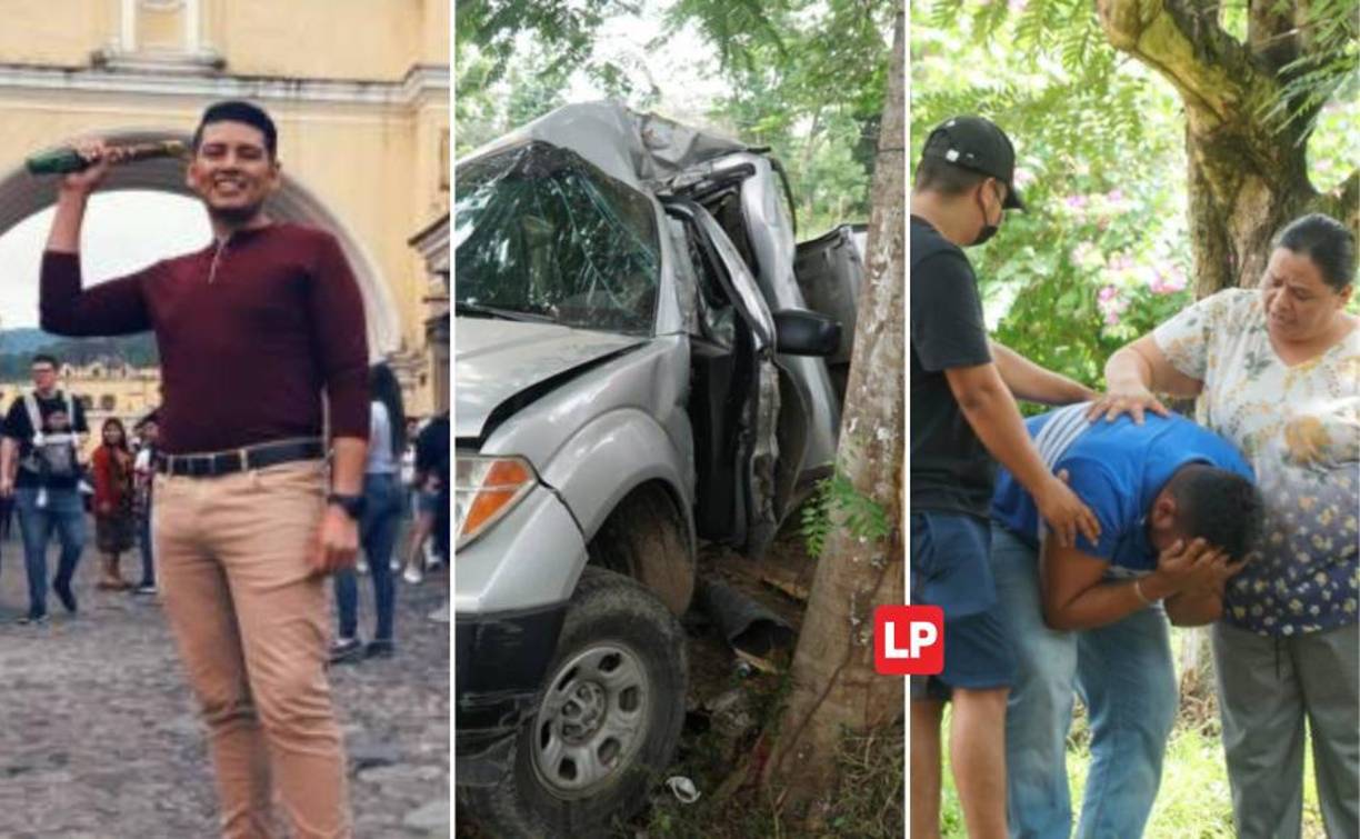 Un catedrático universitario murió ayer en la carretera que de este municipio conduce al bulevar de El Progreso al chocar su carro contra un árbol a la altura de la comunidad de El Porvenir cuando se dirigía desde su casa hacia la escuela en la que era director.