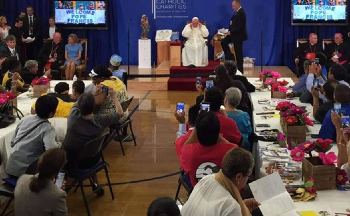 Al menos seis garífunas hondureños estuvieron de forma directa con el Papa Francisco.