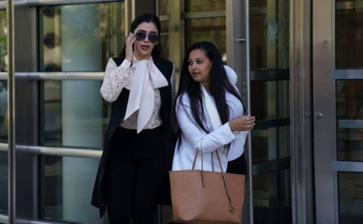 Emma optó en esta ocasión por no llevar a la corte a las gemelas que comparte con el narcotraficante mexicano.