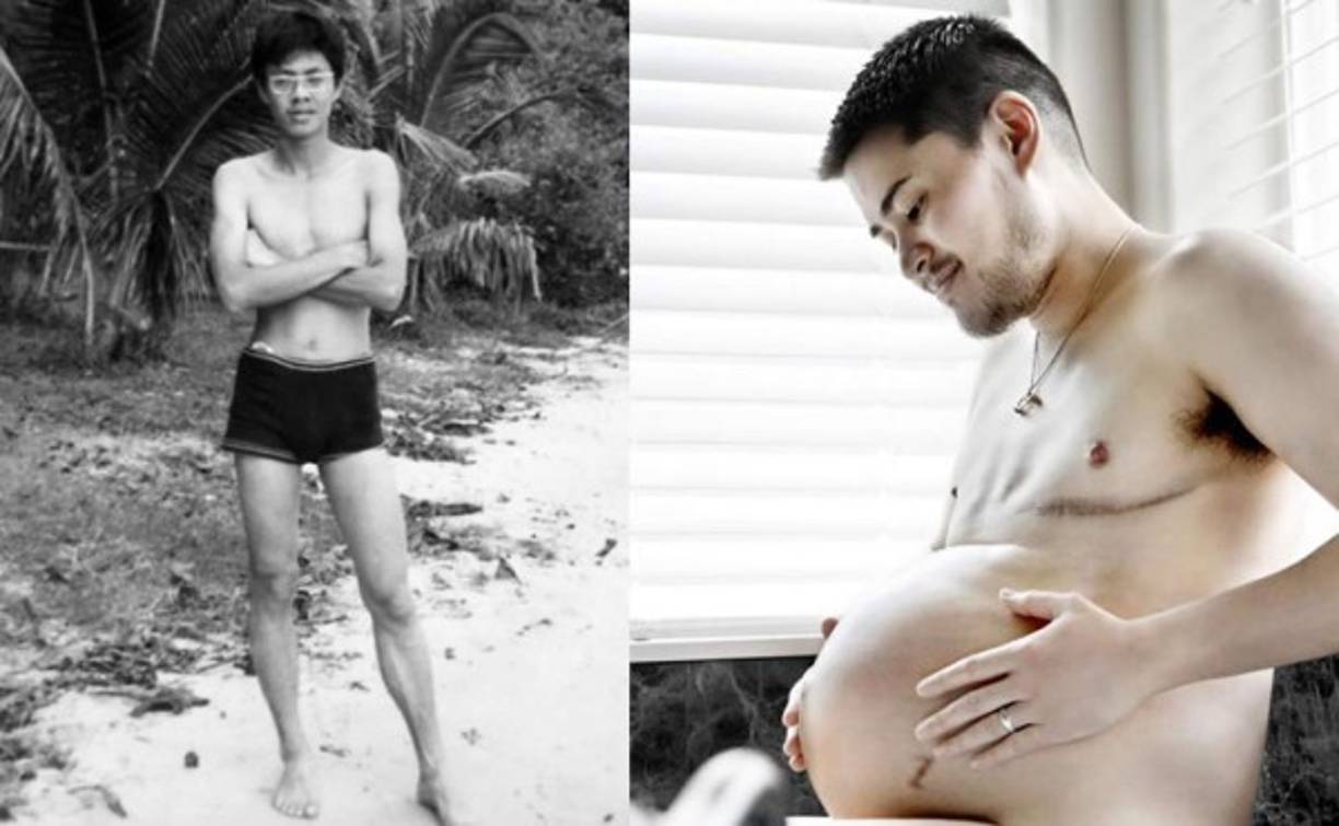 Thomas Beatie se convirtió en el primer 'hombre embarazado'. Thomas había cambiado de sexo pero al ver que su esposa no lograba quedar embarazada decidió dejar de tomar hormonas para tener a sus bebés.