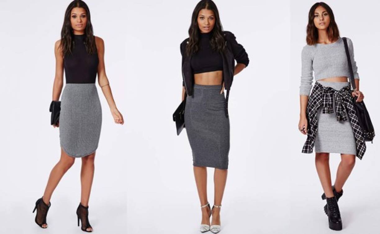 Puedes recurrir al traje completo en gris o armar un outfit o traje en capas, con saco, blazer o camisa estampada amarrada a la cintura.