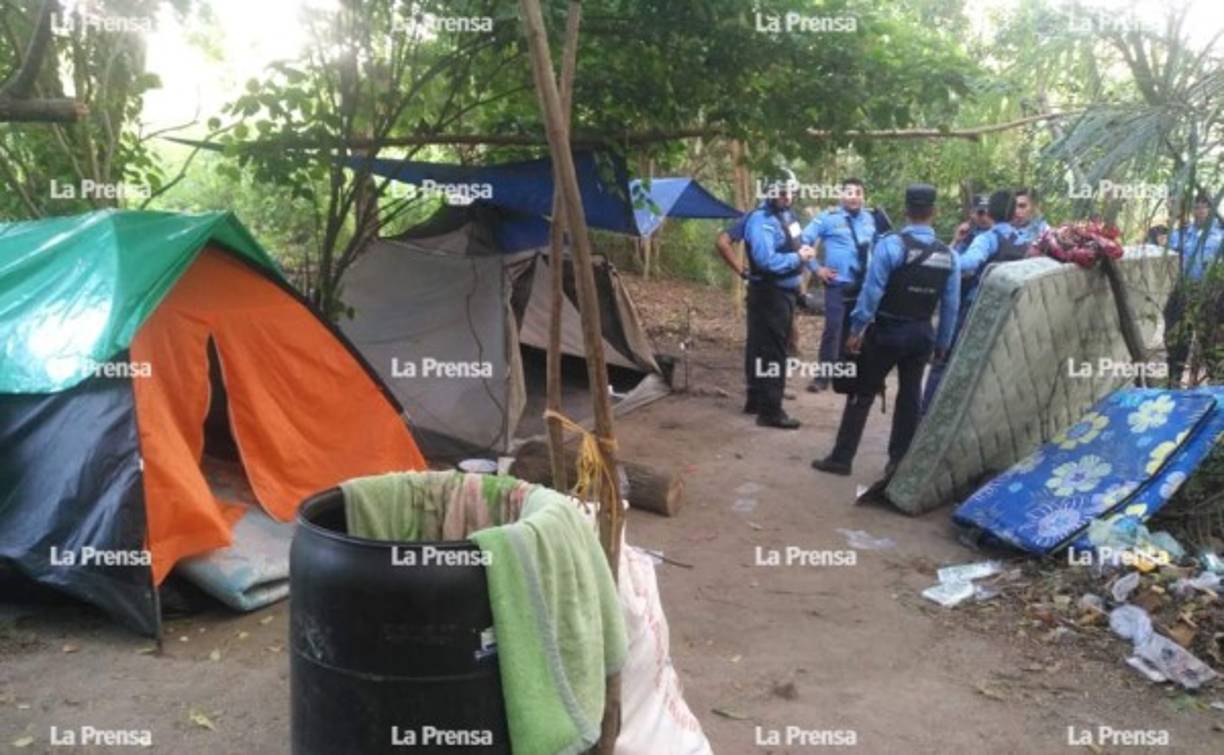 El narcolaboratorio se instaló en una zona montañosa de San Pedro Sula, a unos 200 metros sobre el nivel del mar.