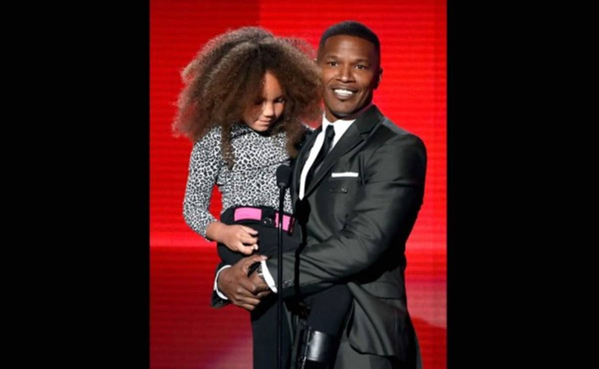 Annalise Bishop y el actor ganador del Oscar, Jamie Foxx.