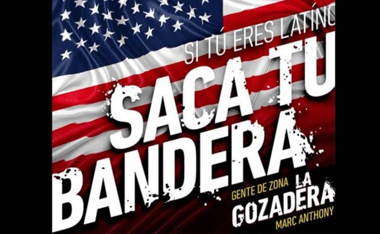 Marc Anthony invitó a los latinos a sacar su bandera y también celebrar en grande.