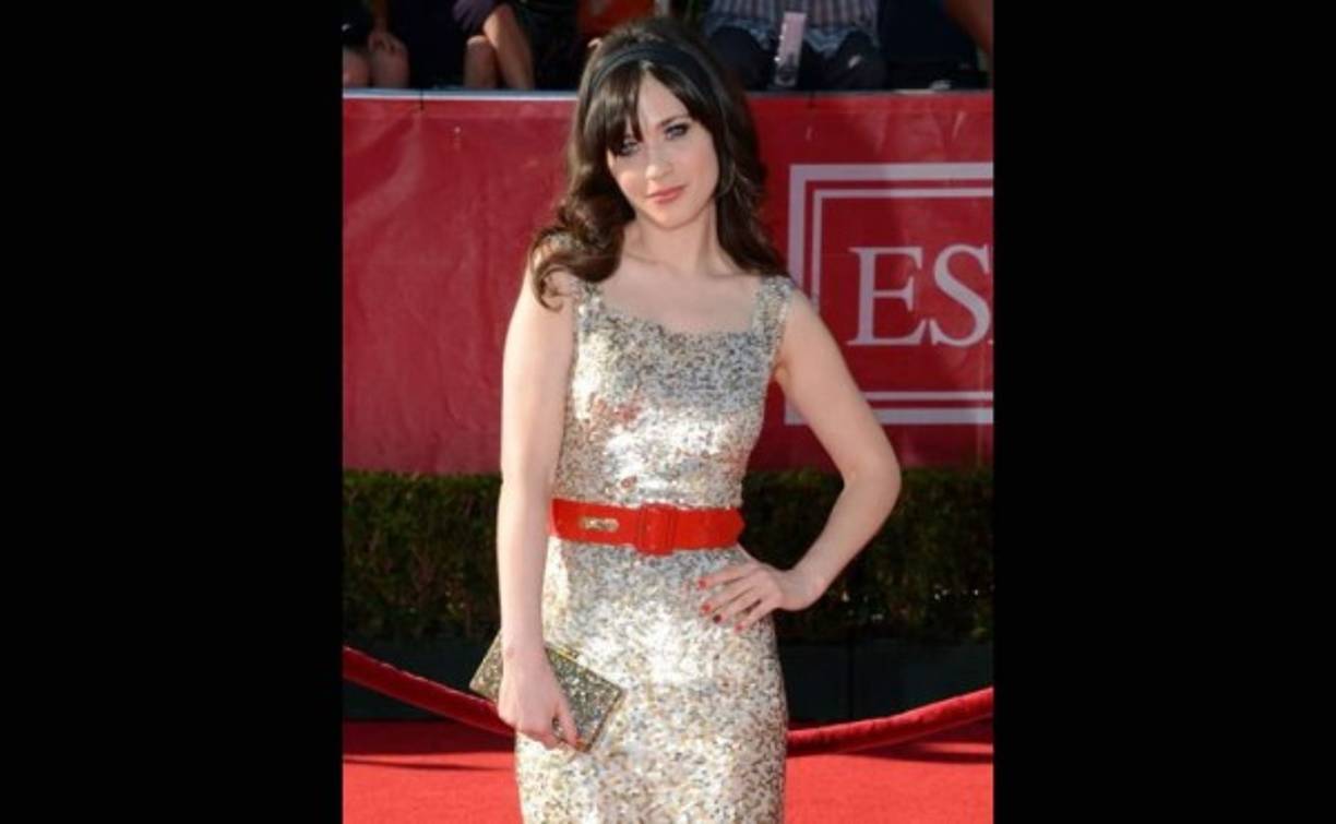 La actriz Zooey Deschanel.