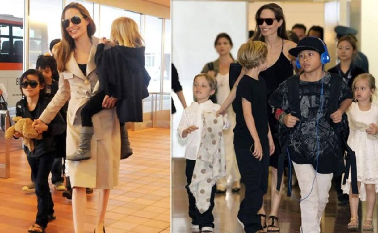 Y ya, en su día a día, Angelina hace gala de ser una mujer práctica y que apuesta por la comodidad. Sin duda, estar al cuidado de seis hijos lo requiere. De igual forma, esta súper mamá disfruta de su ‘prole’ marcando estilo.