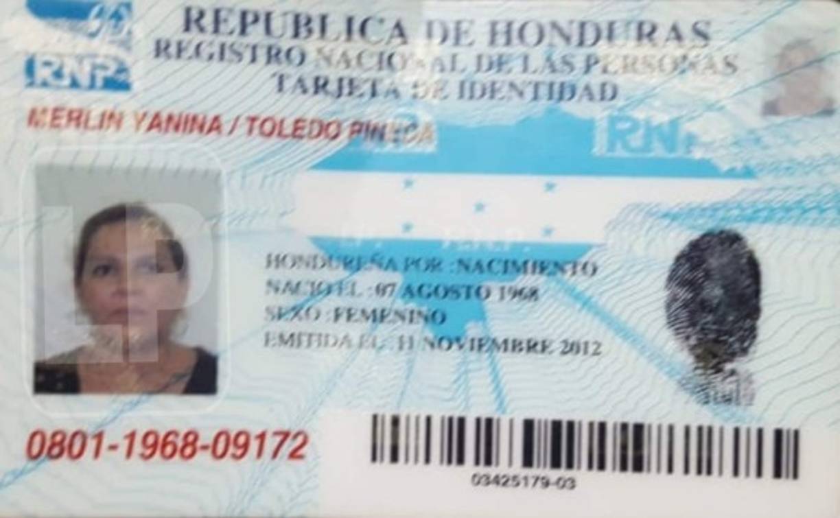 Imagen de Merlin Tania Toledo Pineda, una de las detenidas por parte de la Atic.