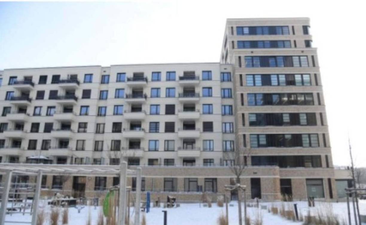 Aquí era el apartamento en donde vivía la chica. La joven fue encontrada muerta-