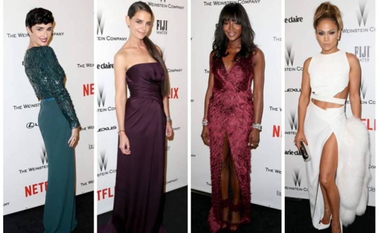 Paz Vega, Katie Holmes, Naomi Campbell y Jennifer López.