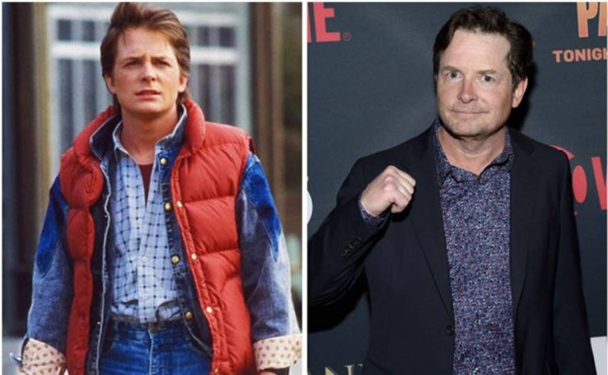 Michael J. Fox ('Marty McFly'). A pesar de tener Parkinson, Michael sigue actuando en cintas, series y presta su voz para las películas animadas.