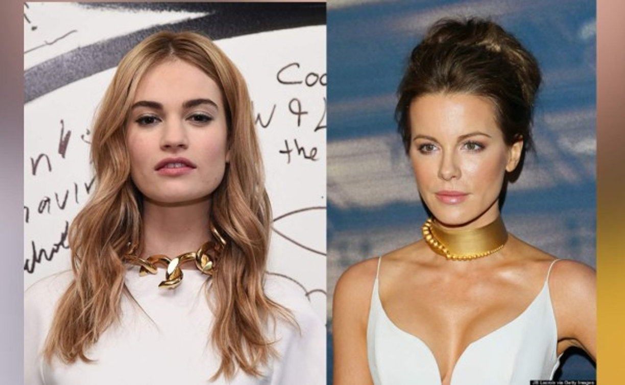 Las actrices Lily James y Kate Beckinsale nos dan un claro ejemplo de como llevar unos choker.