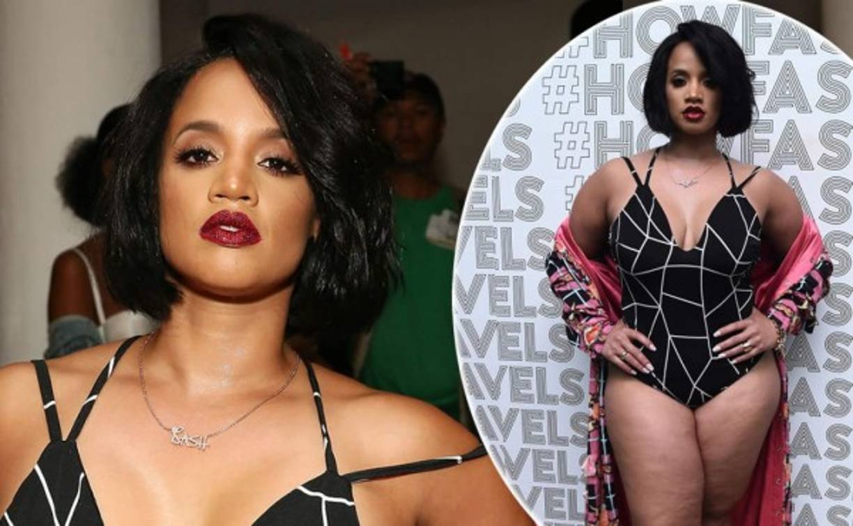 Con un leotardo que dejaba ver sus curvas, la actriz ha querido reivindicar la diversidad del cuerpo femenino y denunciar una industria que fomenta las tallas pequeñas.