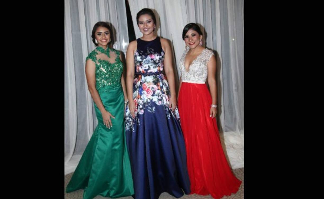 Pamela Oliva, Ana Lozano y Sofía Rivera.
