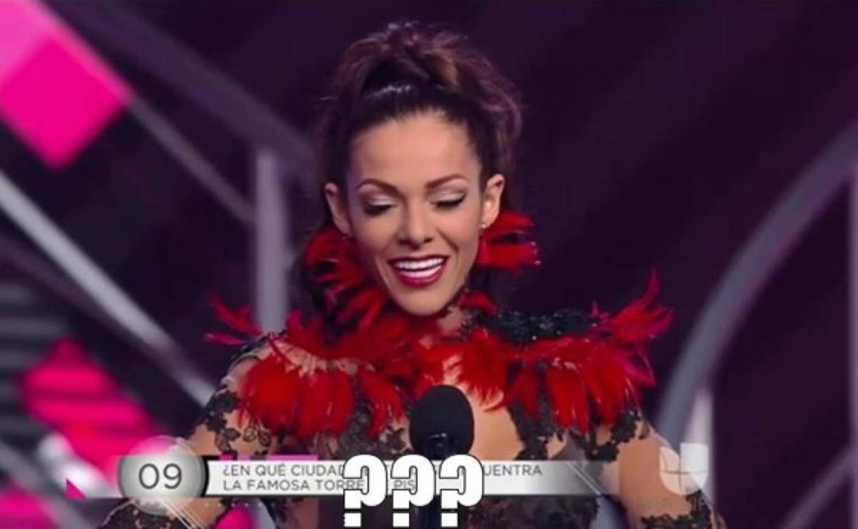 A Nathalia Casco le preguntaron en qué ciudad de Italia queda la Torre de Pisa y ella contestó que en Ibiza. Este fue un momento difícil para la hondureña.<br/>