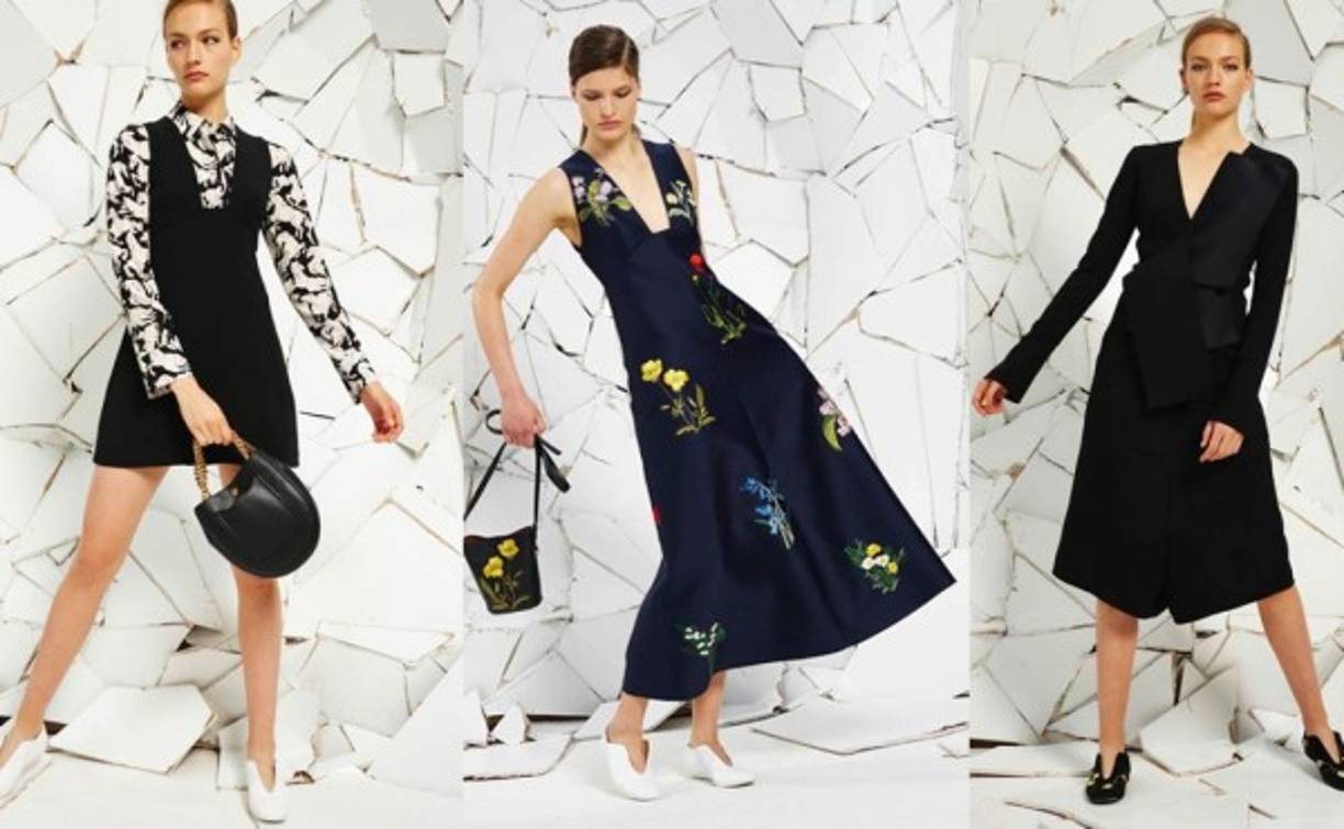 Tres propuestas de Stella McCartney, elegantes y muy femeninas. Los monos, en vestido o pantalón siguen vigentes este año.