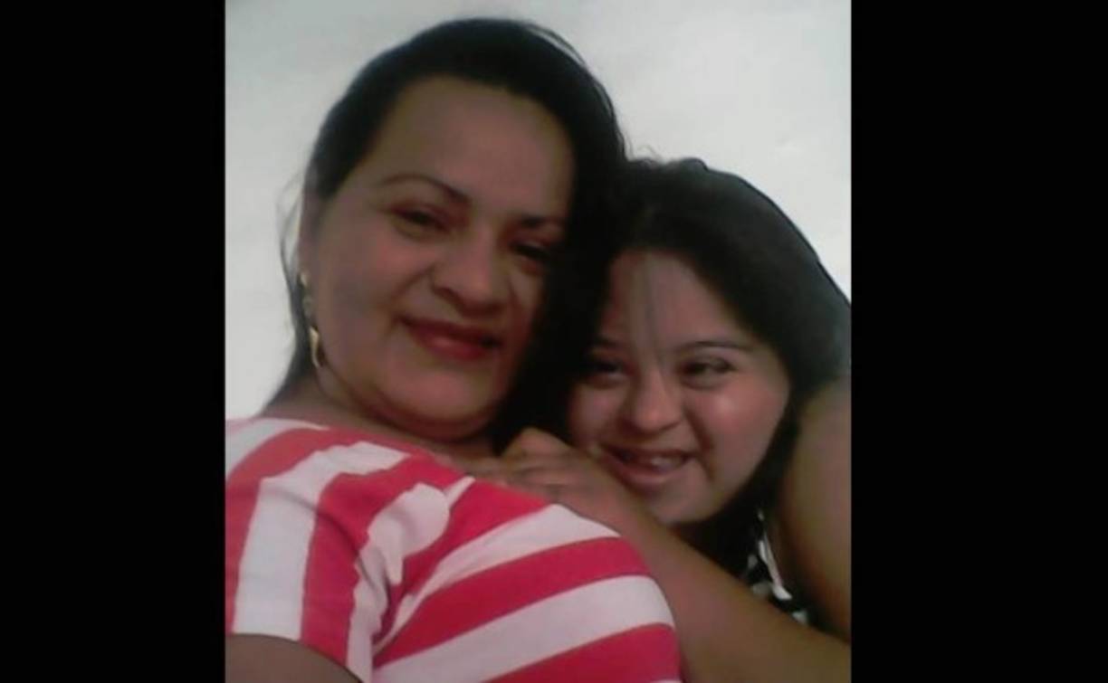 Delmy Pinto: 'Me siento más con mi niña por que es especial'.