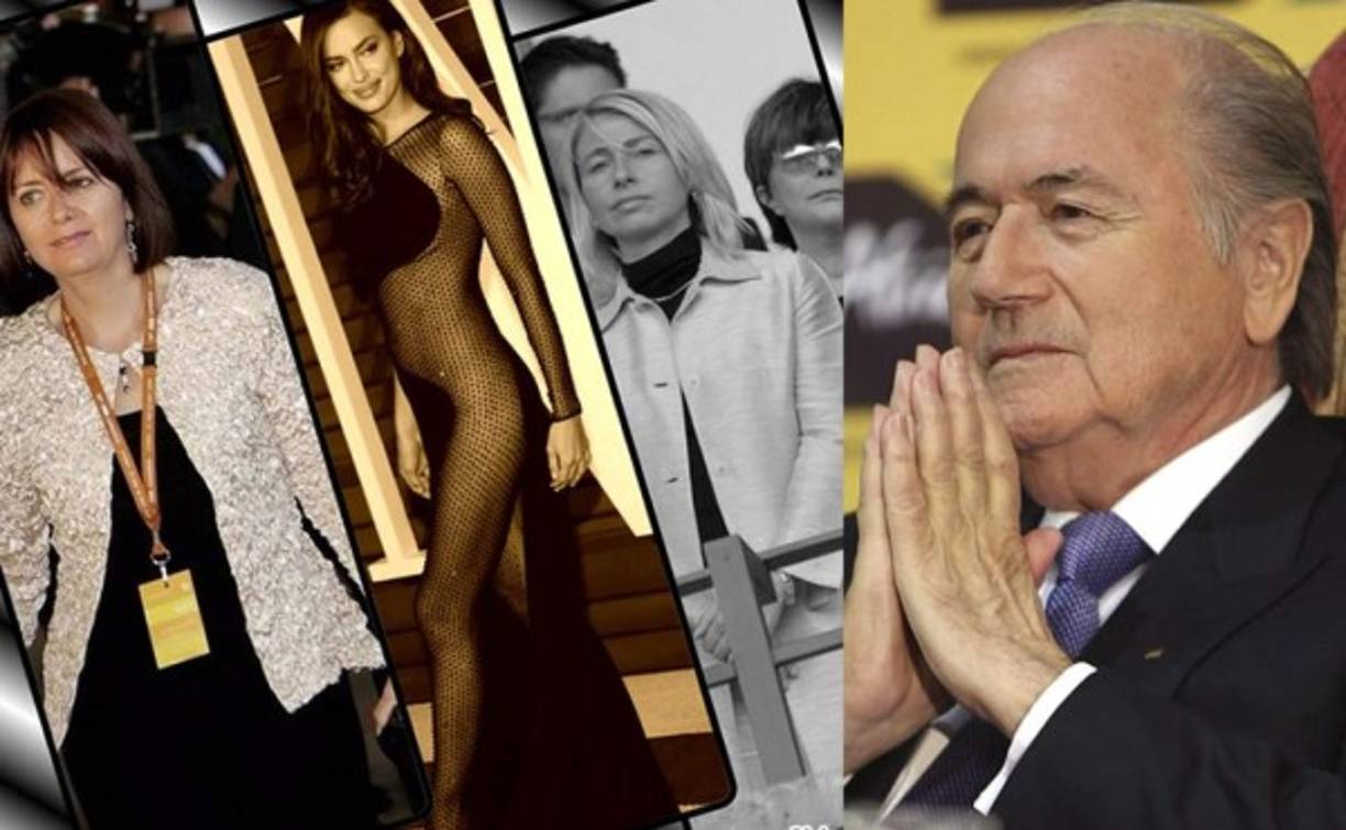 Sepp Blatter, de 79 años, sale actualmente con Linda Barras, 28 años menor. También mantuvo una relación con Irina Shayk. No es la única modelo de su vida.