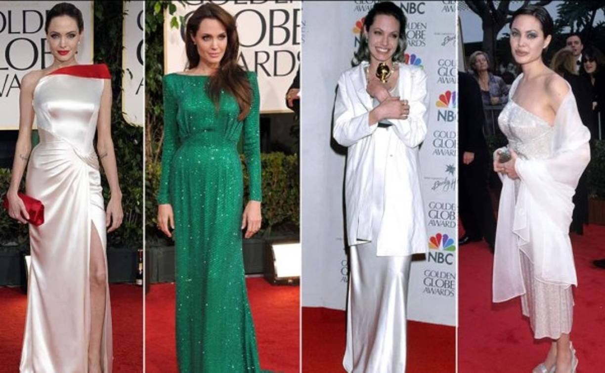 Para comprobar su evolución, vamos a centrarnos en dos entregas de premios, donde siempre ha eclipsado a la audiencia con su presencia: Los Globos de Oro y los Oscar.