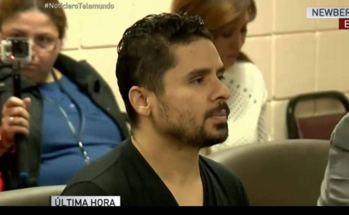 Larry Hernández ante el juez.