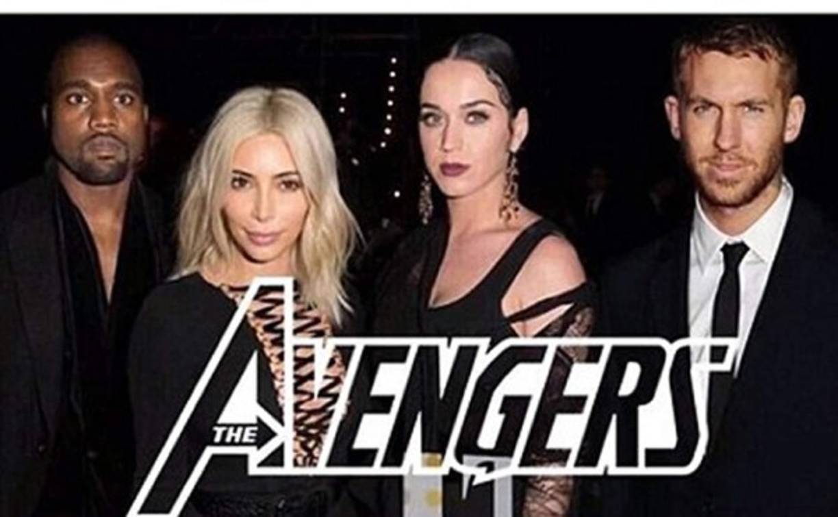 Quiénes odian tanto a Taylor Swit planearon dulcemente su venganza. Kanye West, Kim Kardashian, Katy Perry y su último ex Taylor Swift.