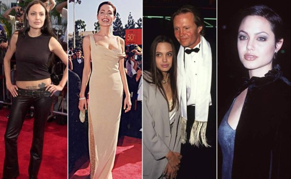 Desde niña , Angelina disfrutaba ya de la fama. Su herencia artística familiar hizo que los fotógrafos quisieran tomar una instantánea de ella.