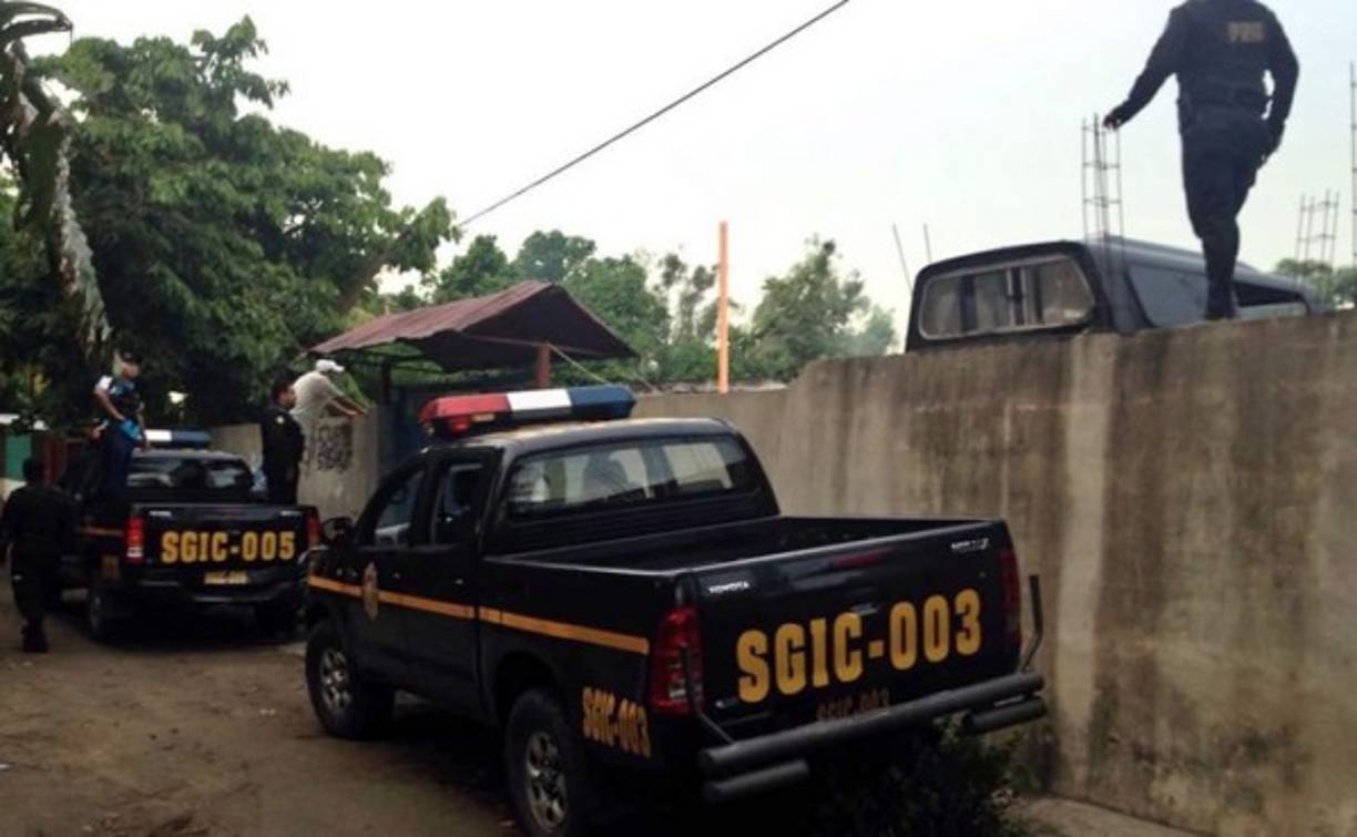 Operación 'Mesoamérica' dejó varios detenidos en Honduras, Costa Rica, Panamá y Guatemala. (Foto Twitter). Operativo en Guatemala.