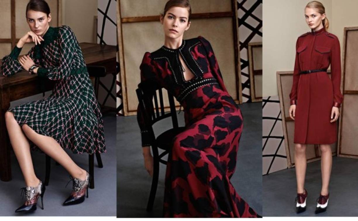El look setentero en vestidos se apoderó de la colección de Gucci.