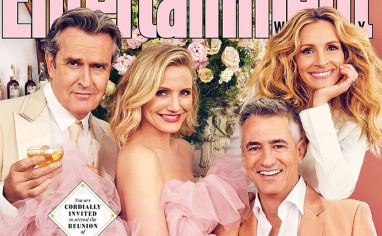 Más de dos décadas después de su estreno en cines, la revista EW reunió al elenco de la exitosa comedia romántica protagonizada por Julia Roberts, Dermot Mulroney, Cameron Diaz y Ruppert Everett.
