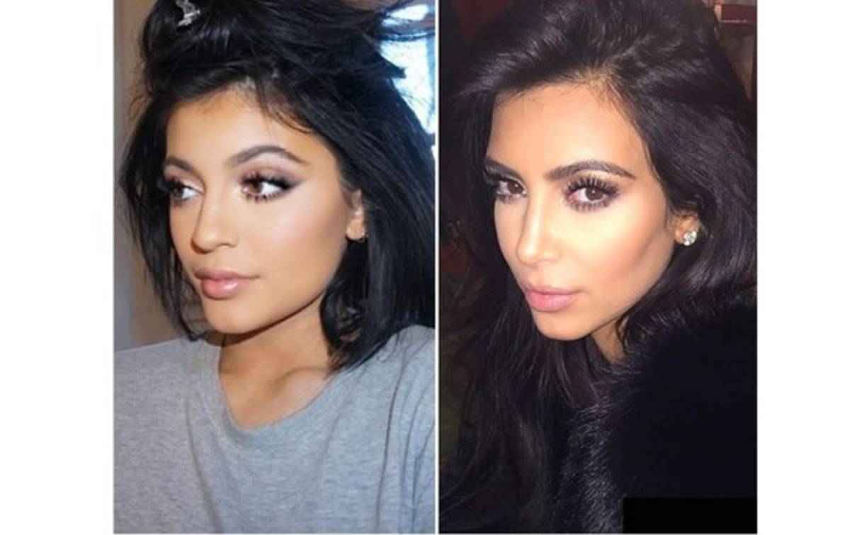 Un estilo de un vestido color blanco que Kylie le copió a Kim.