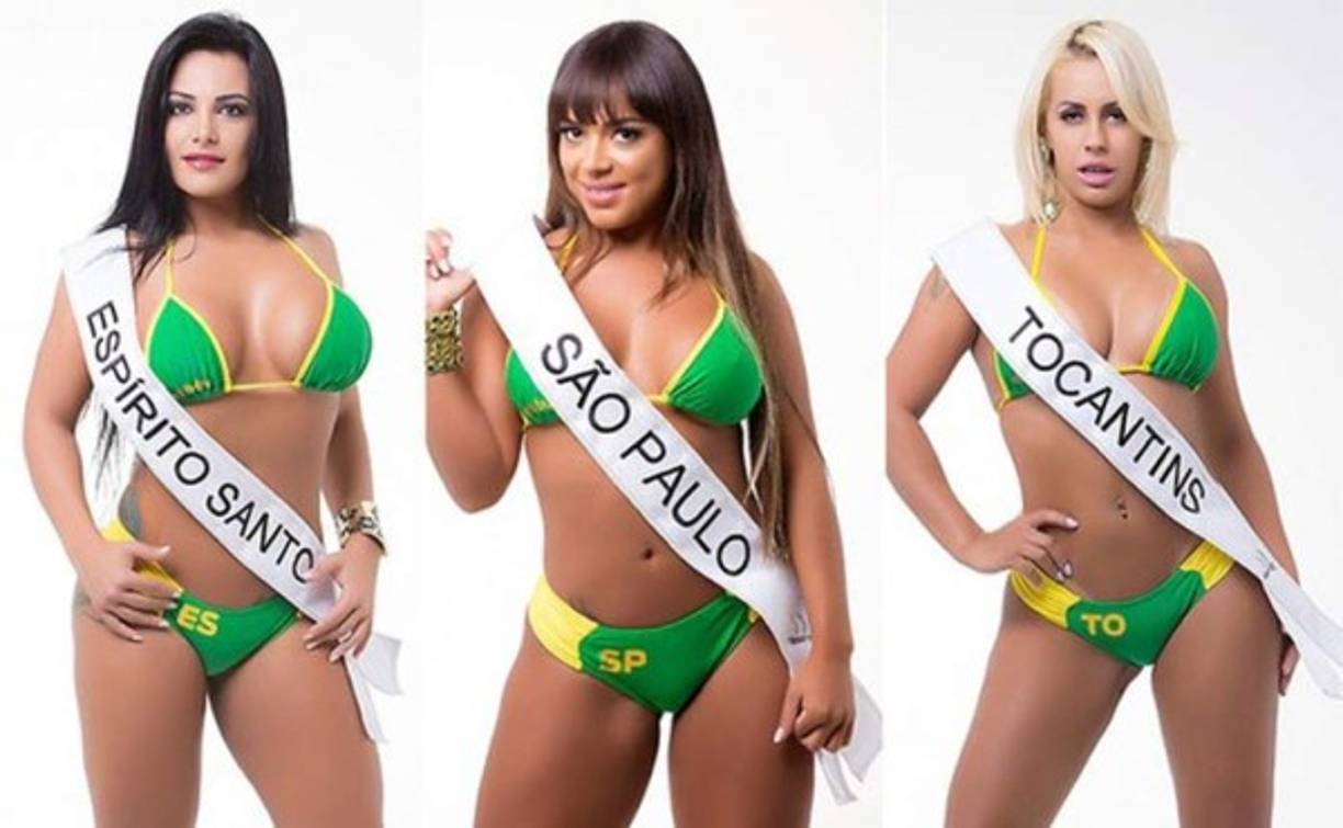 Flávia Cristina de Espíritu Santo, Debora Oliver de Sao Paulo y Debora Dandrio de Tocantins.