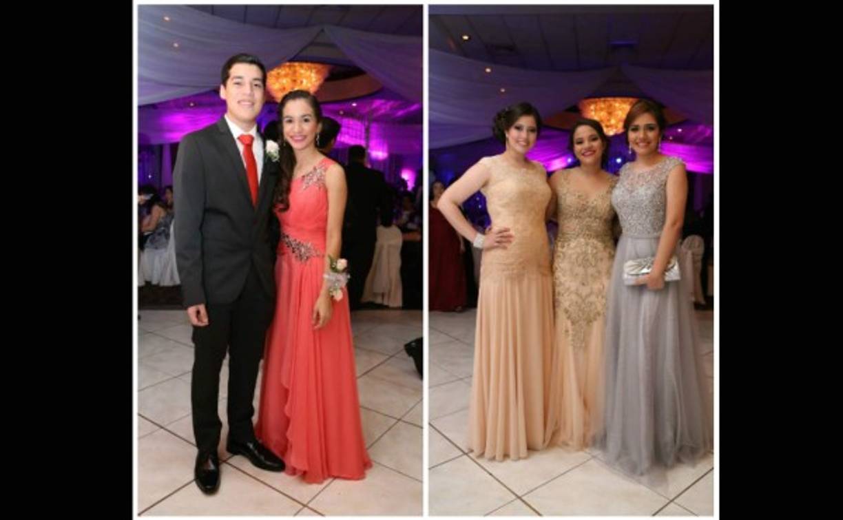 Arnaldo Maltez e Isis Carranza con Alexandra Carranza, Nicole Vijil y Shadia Mejía .