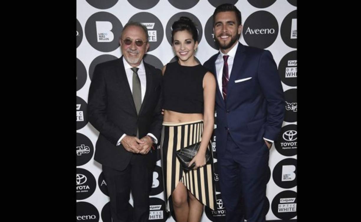 Emilio Estefan, Ana Villafane y Josh Segarra.