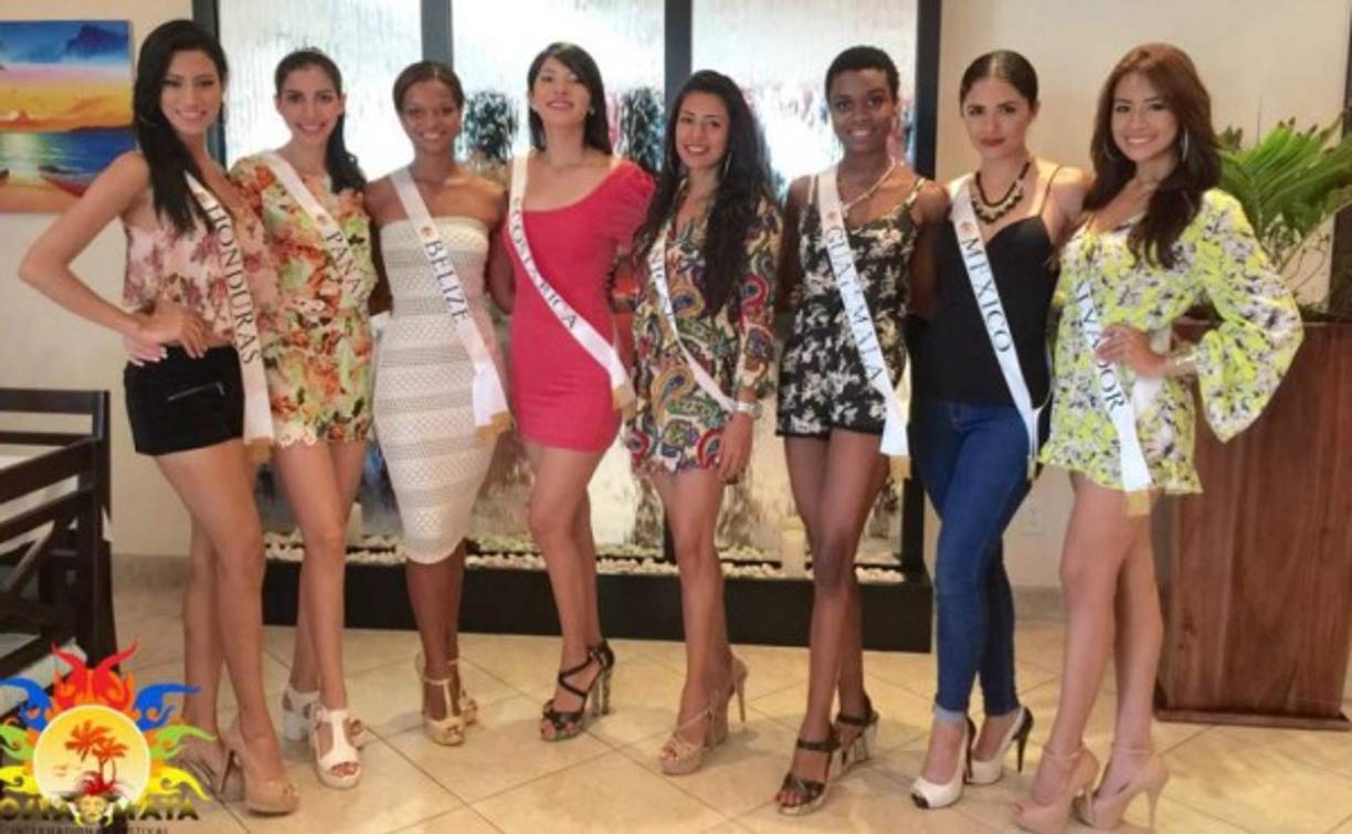 La participantes del Festival Internacional Costa Maya 2015.