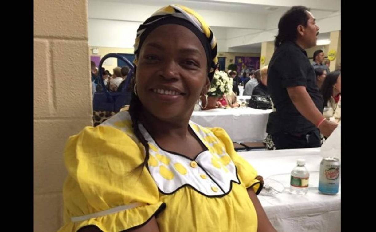 Yolanda es una de las hondureñas garífunas que le cantaron al papa Francisco durante su visita a una escuela de Harlem.