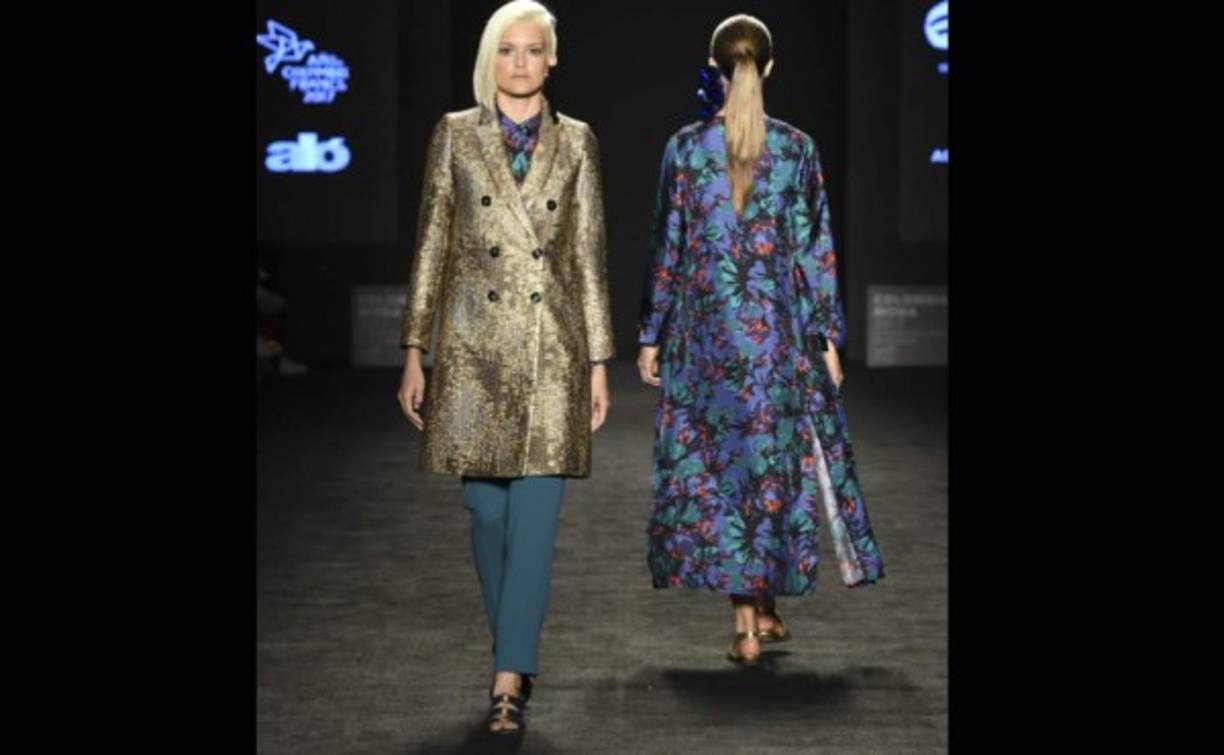 Diana Crump debutó en Colombiamoda con esta colección que enfocó su inspiración en los universos vegetal y floral.