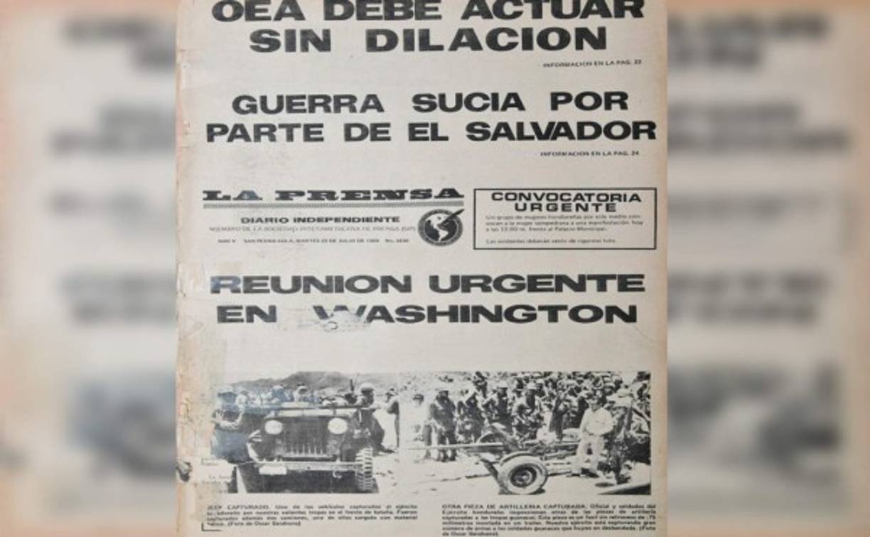 Tras el primer bombardeo salvadoreño, la Fuerza Aérea Hondureña (FAH) ejecutó misiones de persecución, con resultados infructuosos. Foto de archivo.