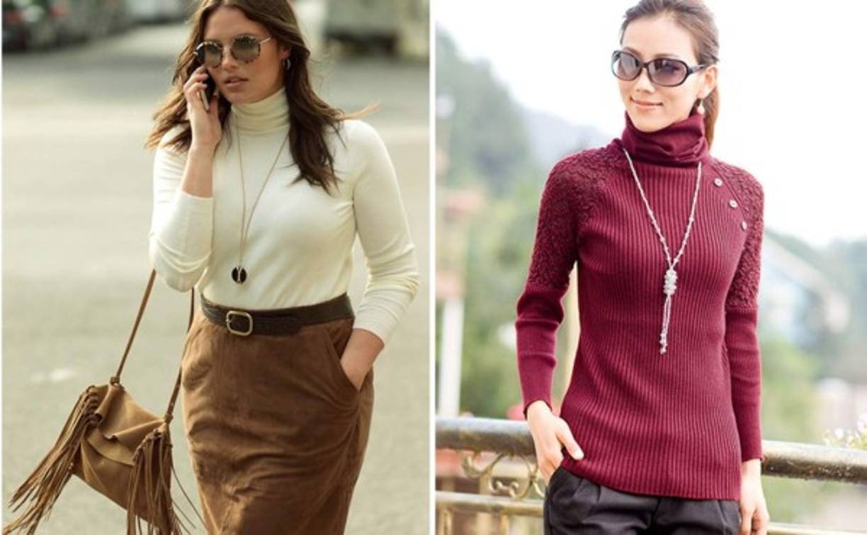 ¿Accesorios? las cadenas largas con dijes colgantes.