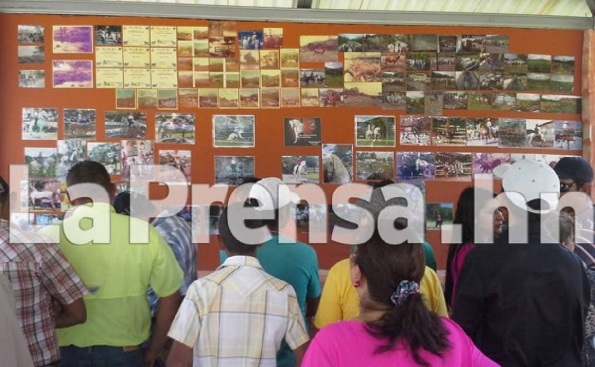 En memoria de los Gauggel se hizo este mural con decenas de fotografías.