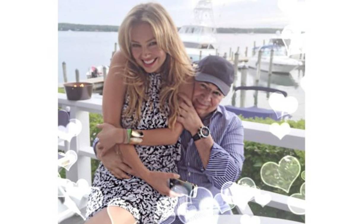 Thalía con su esposo Tommy Mottola.