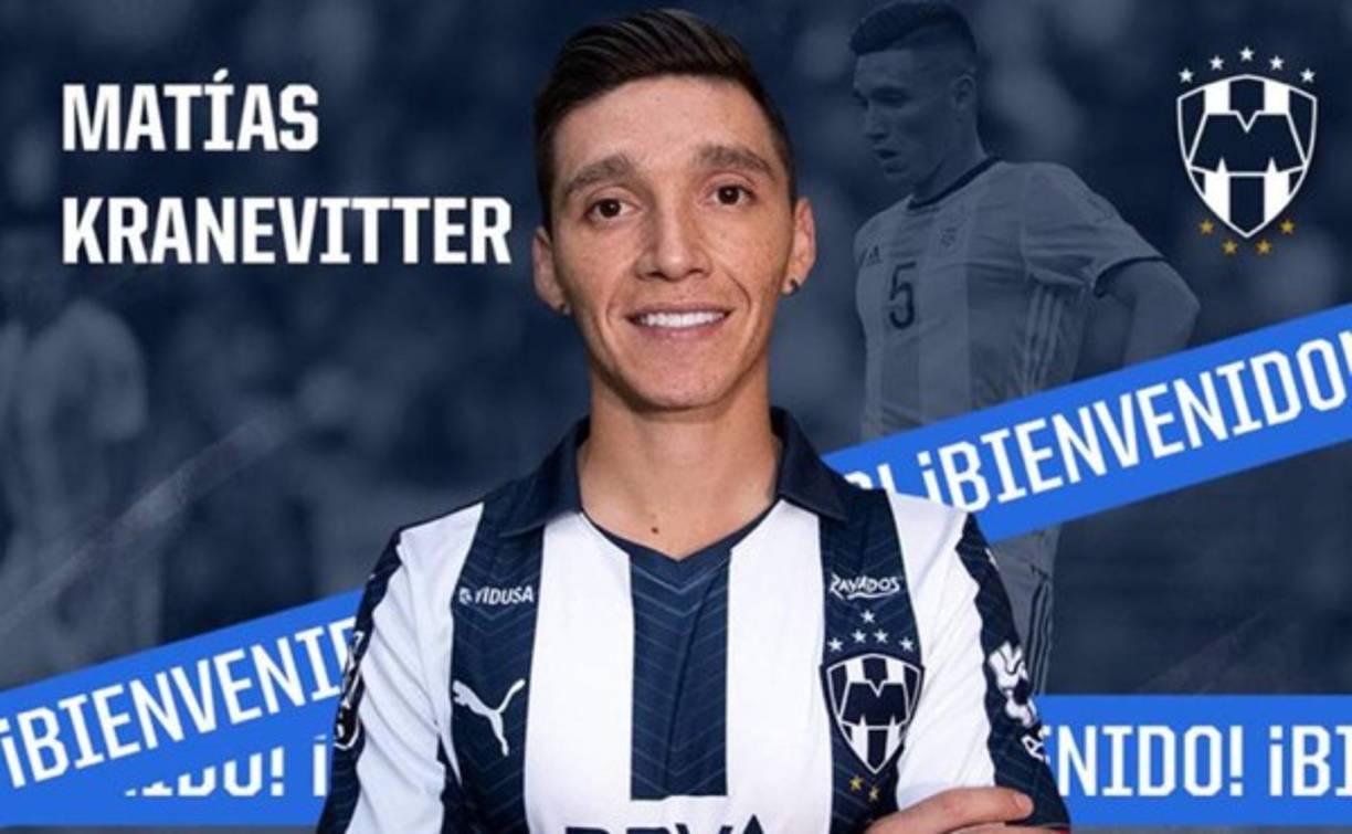 Matías Kranevitter: Sorpresa. El mediocampista argentino fue anunciado como nuevo refuerzo de los Rayados de Monterrey. Llega proveniente del Zenit de Rusia donde disputó 52 partidos con tres asistencias. Además, ha jugado en clubes como Sevilla, Atlético de Madrid y River Plate.