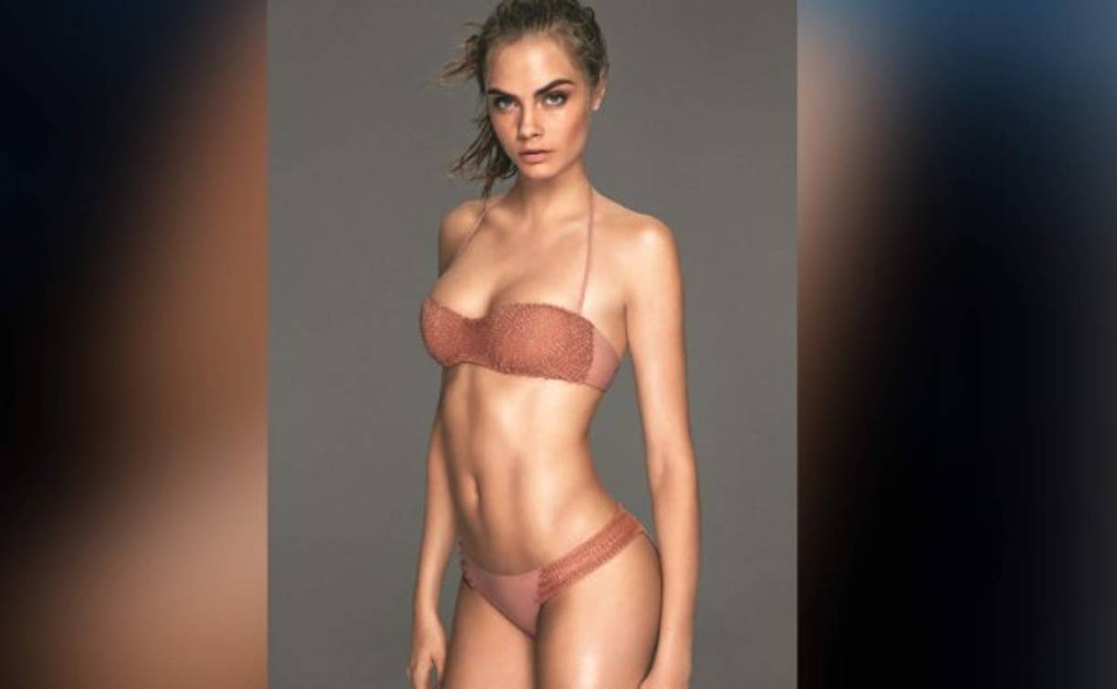 Cara posó como modelo estelar para la campaña de Primavera-Verano de La Perla.