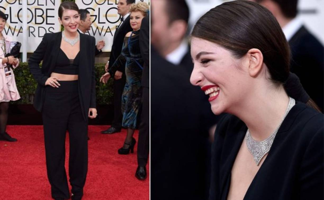 Lorde vistió de Narciso Rodríguez.