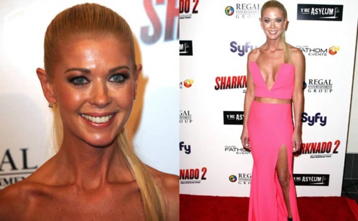 En las últimas imágenes se puede ver a Reid en diversas posturas donde es perceptible su increíble y rápido cambio de figura.