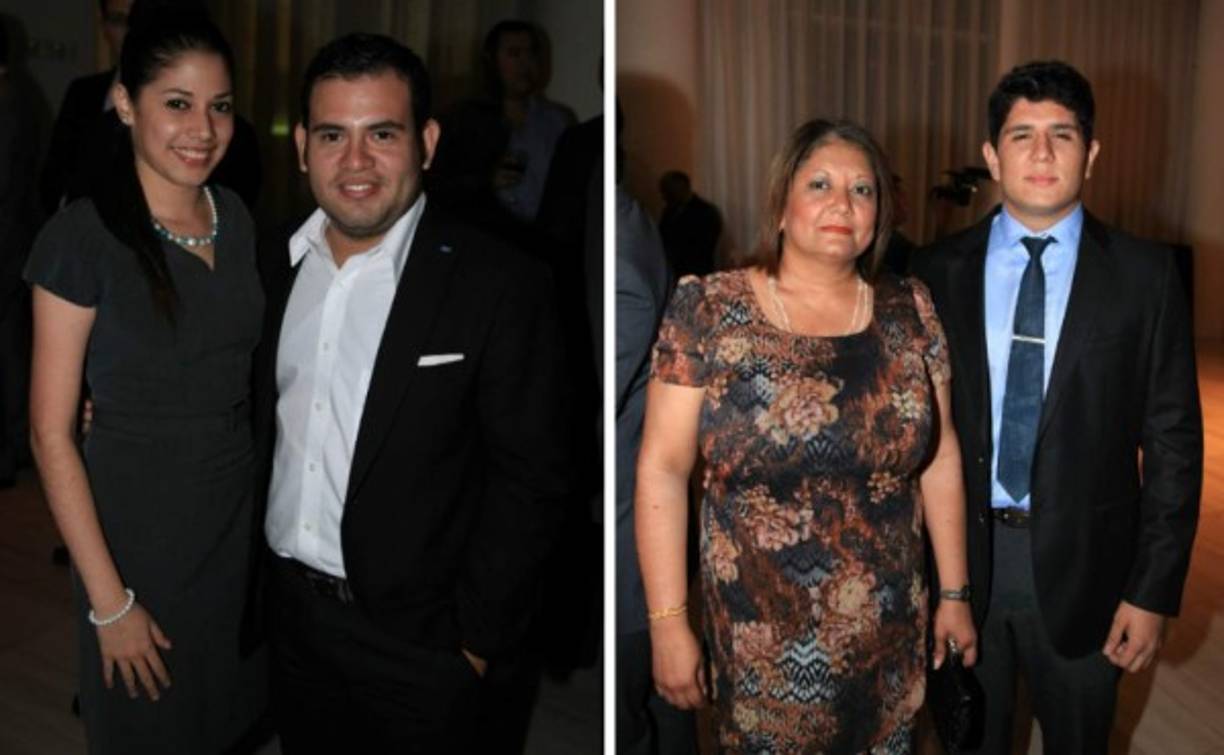 Leslie Portillo y Lester Herrera con Marlen Murillo y Nehemías Contreras.