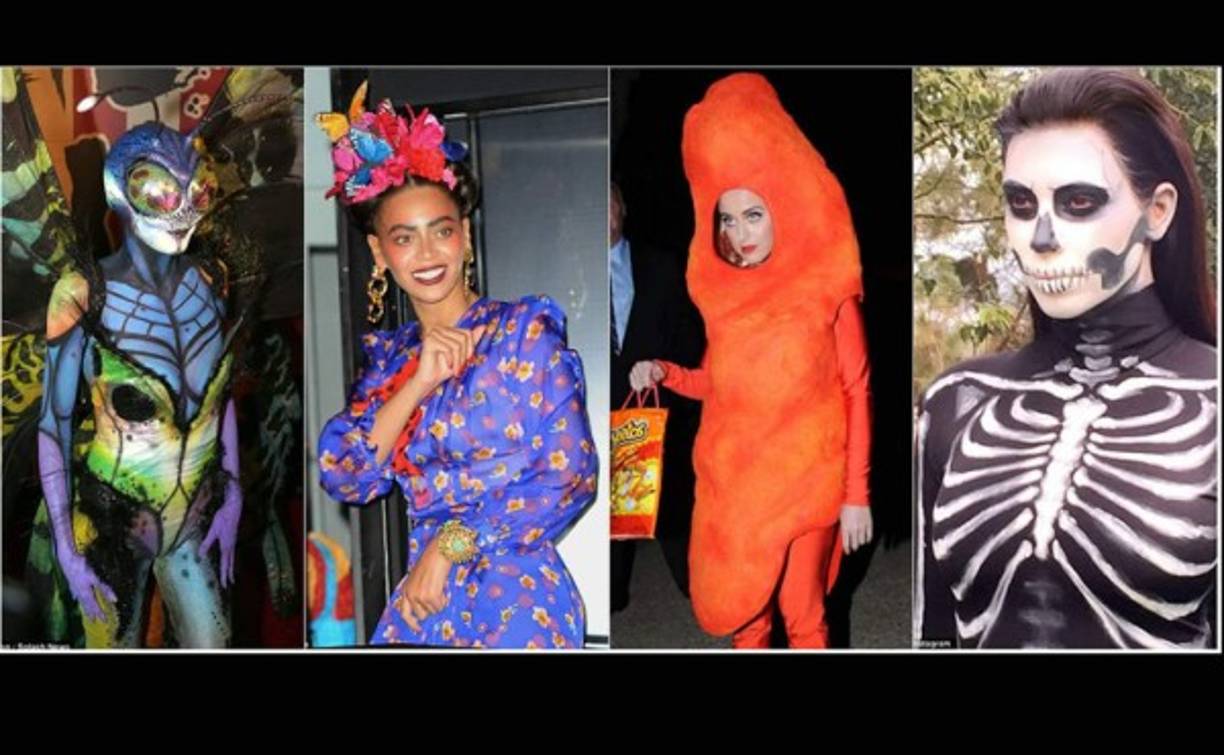 Las estrellas optaron por la originalidad y extravagancia.