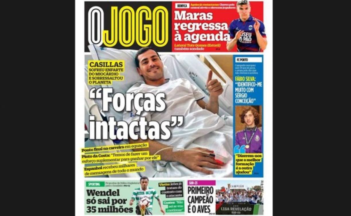 O Jogo de Brasil aseguró que Iker tiene las fuerzas intactas a pesar del infart que sufrió en un entrenamiento.