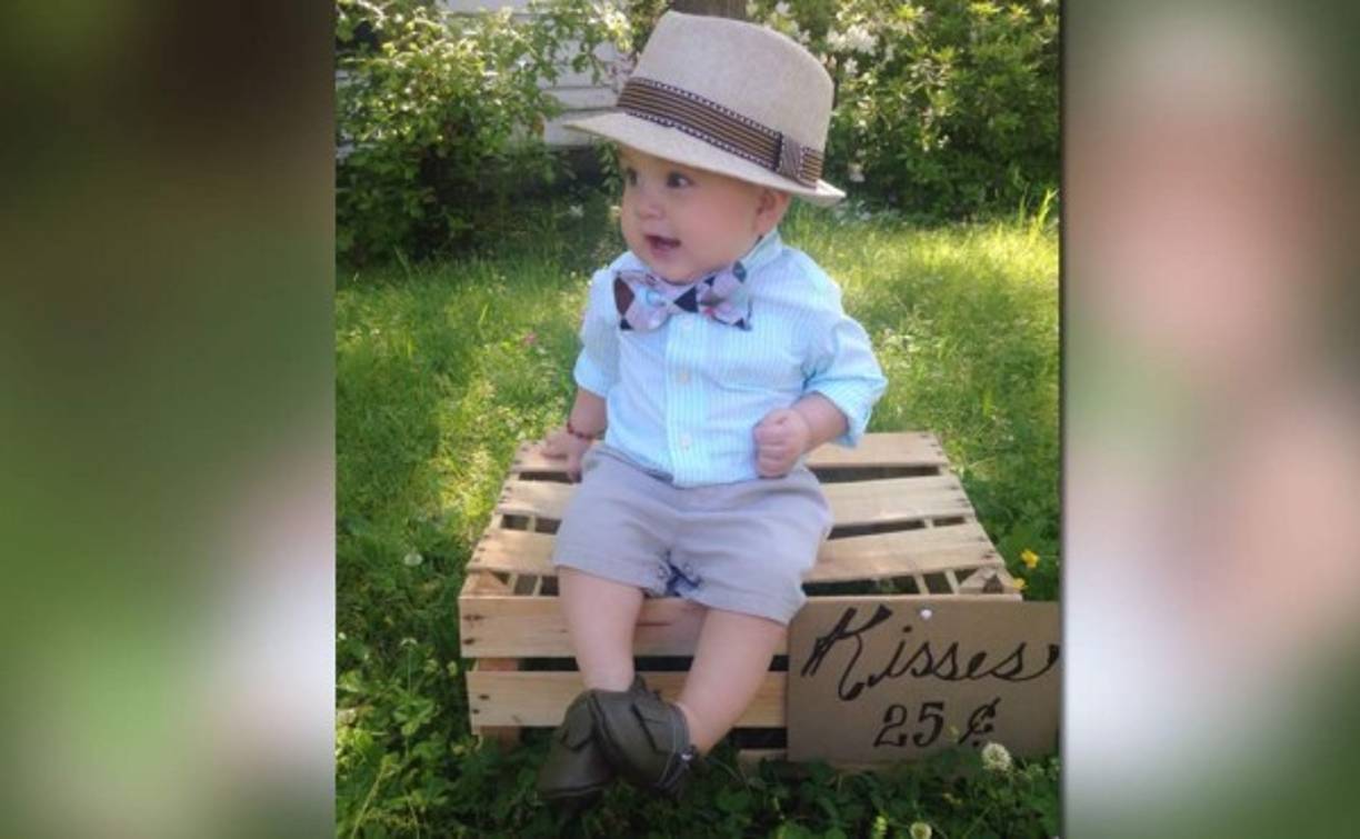 La madre del pequeño deseo que algún día su bebé sea modelo de grandes marcas.