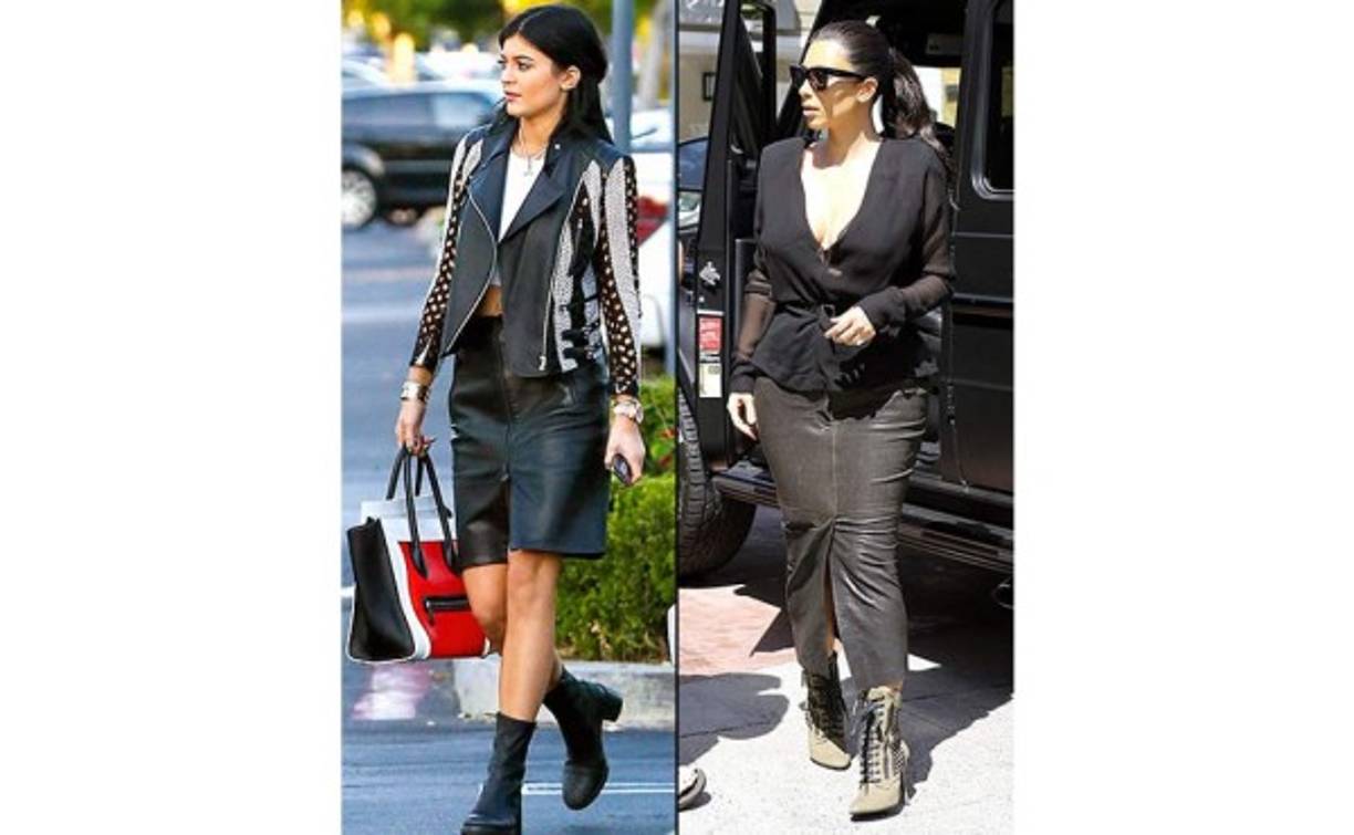 Kylie en más de algún momento dijo que está harta de que Kim le copie los estilismos.
